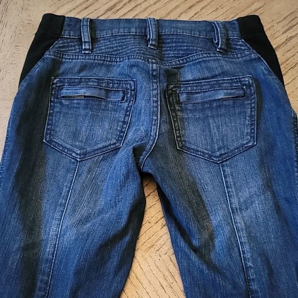 BCBGMAXAZRIA size 26 maternity moto jeans - Picture 6 of 8